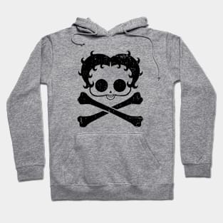 BETTY BOOP - Skull & crossbones Hoodie